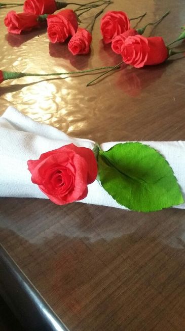 Voilà mes ronds de serviettes avec marque place - 2