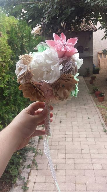 Livre d or des enfants et le bouquet de ma petite demoiselle d honneur diy - 5