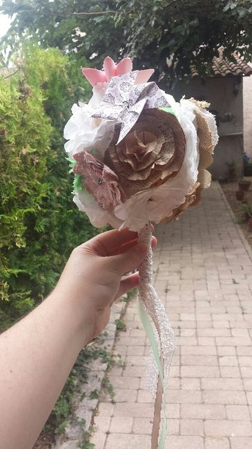 Livre d or des enfants et le bouquet de ma petite demoiselle d honneur diy - 6