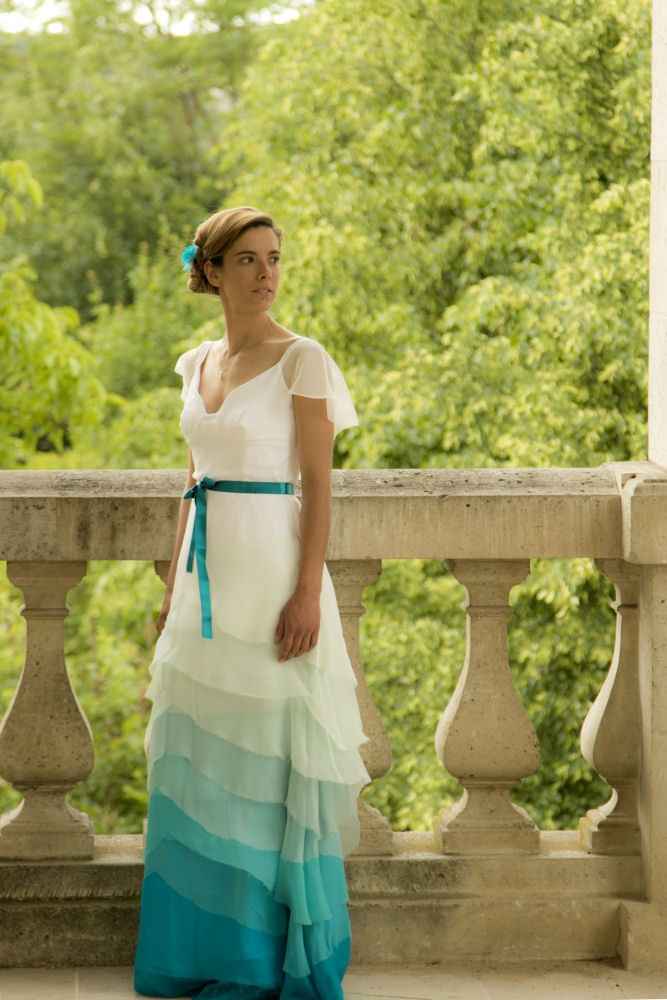 Robe dégradée de couleur