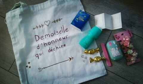 Sac de mes demoiselles d'honneur terminés 😍 - 1