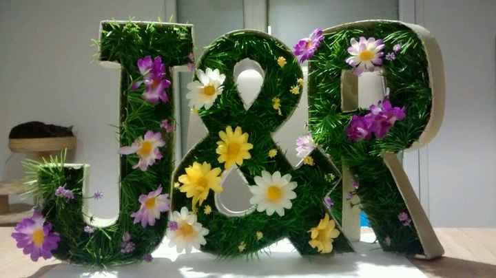 Dye lettres fleuries - 1