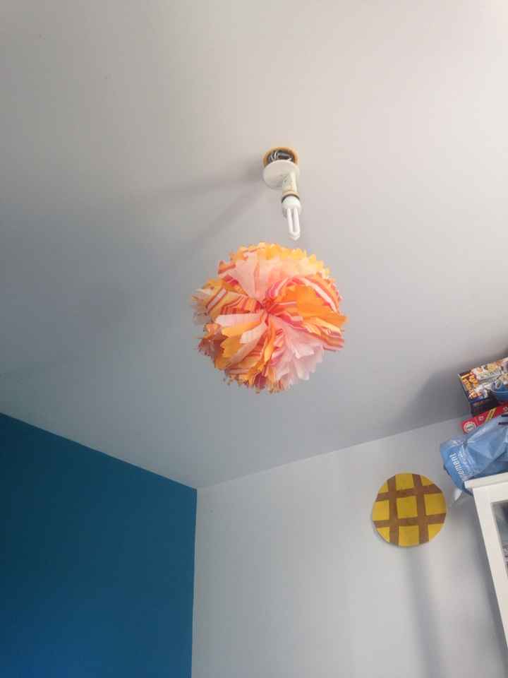 Diy pompons serviettes en papier - 1