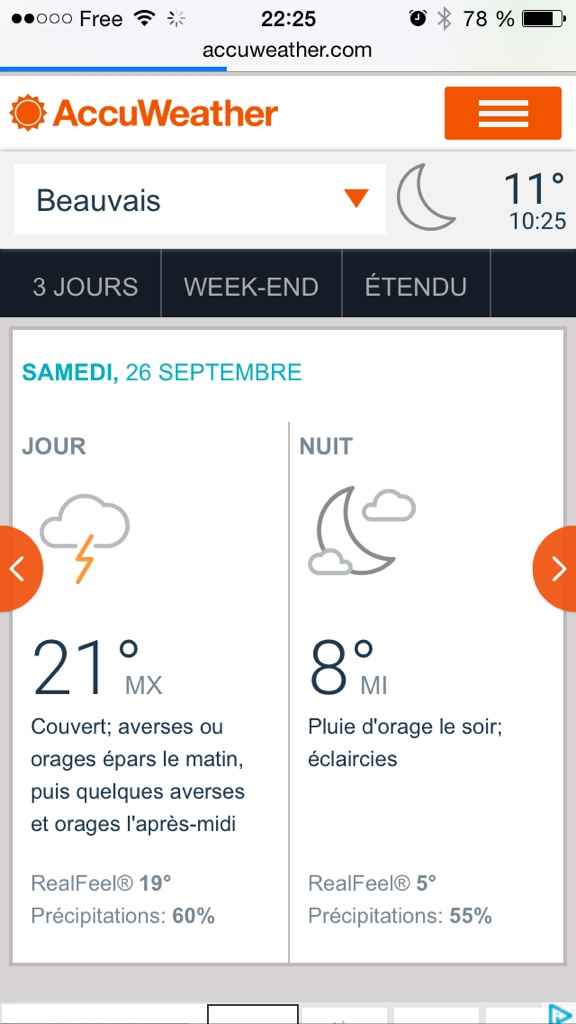 Prevision meteo ca fait peur - 1
