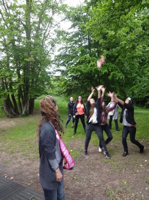 LANCER DE BOUQUET DE BONBON