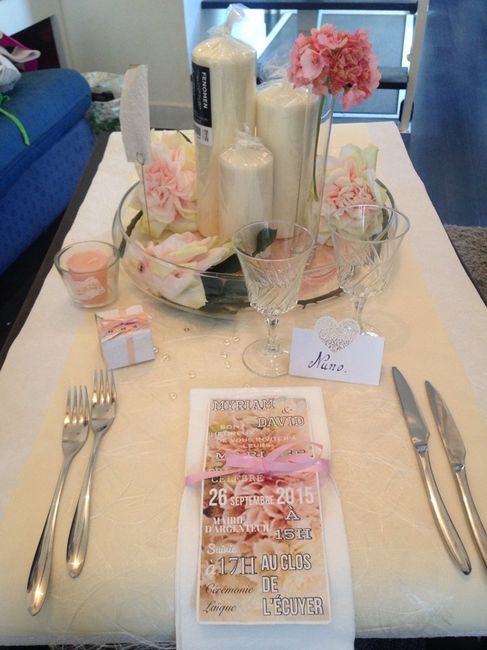 2eme essais deco table - 1