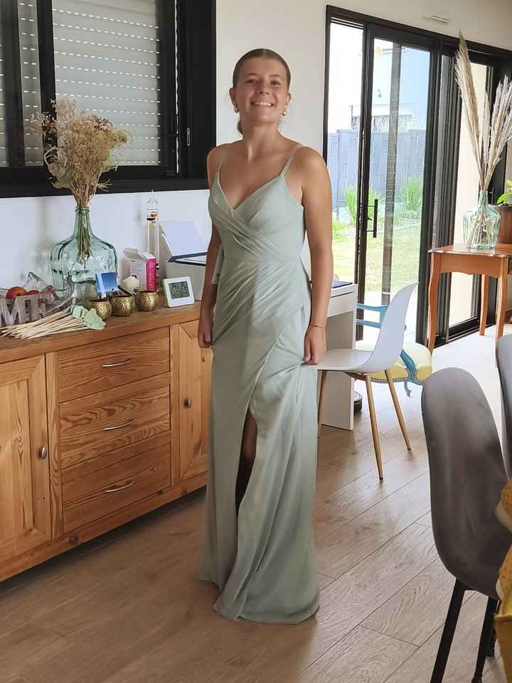 Robe demoiselle d'honneur - 1