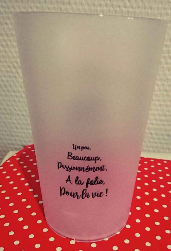 Gobelets personnalisés - 2