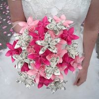 Bouquet en papier 
