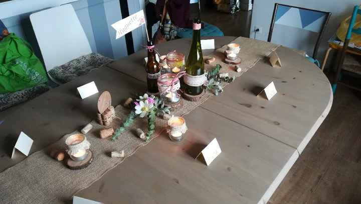 Essai centre de table et table urne/livre d or - 3