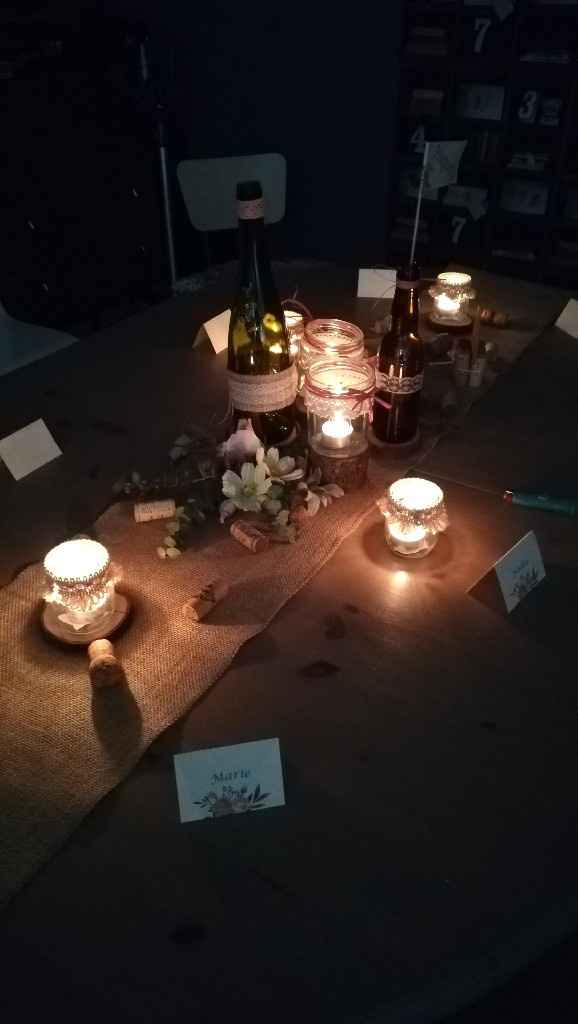 Essai centre de table et table urne/livre d or - 4