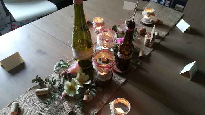 Essai centre de table et table urne/livre d or - 5