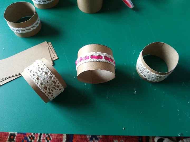 Ronds de serviette bonjour ! - 2