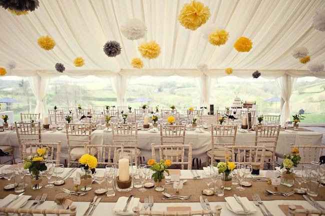 Inspiration jaune/moutarde pour un mariage coloré - 16