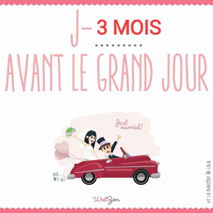 J-3 mois - 1
