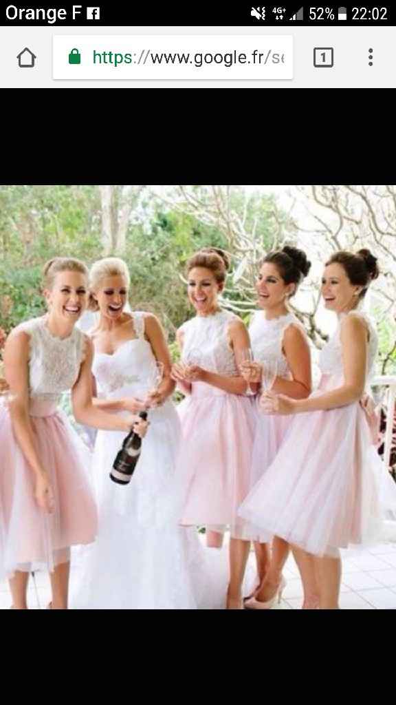 J'aurai __ demoiselles d'honneur - 1