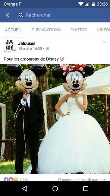 Pour les mariées fans de disney - 1