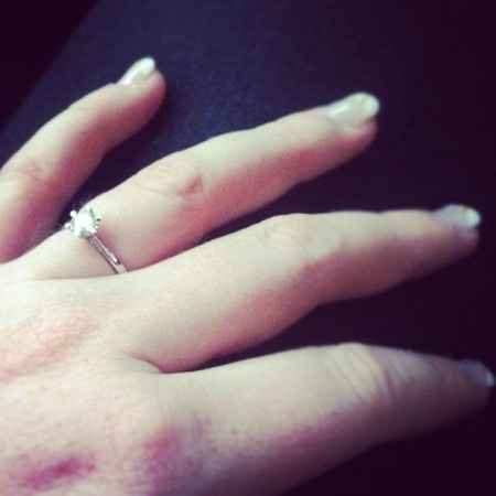 La bague de fiancaille