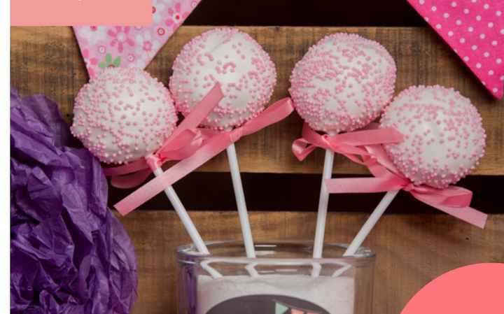 Cake pops  escort card - 1