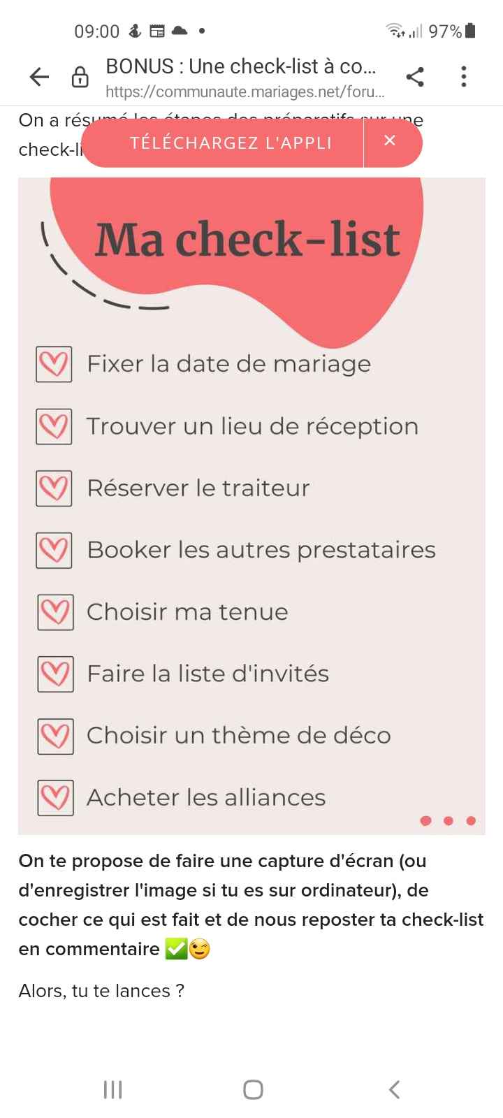 BONUS : Une check-list à cocher ✅ - 1