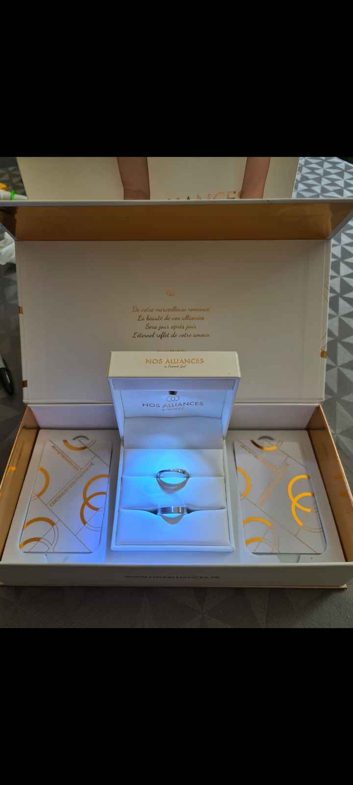 Nos alliances achetées en salon - 2