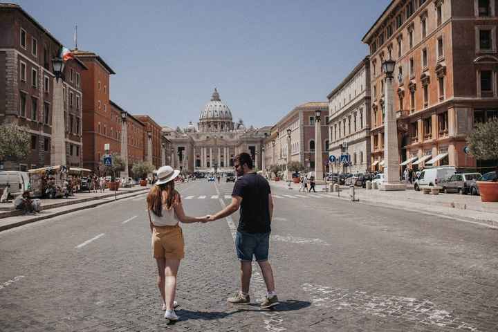 Vaticano en fond