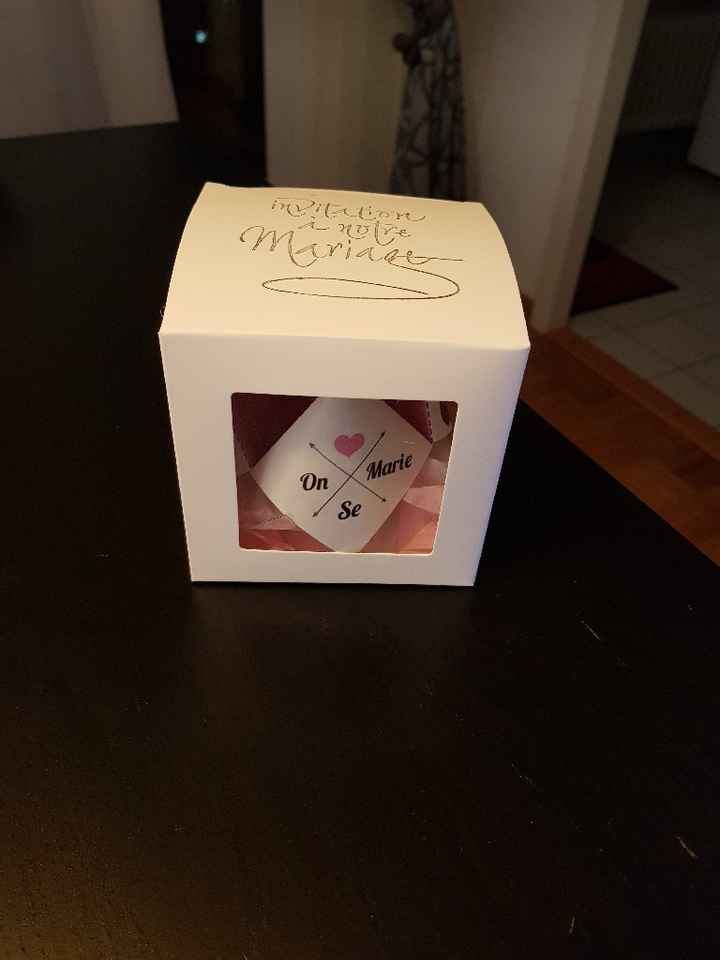 Faire part terminé ❤ origami chéri - 1