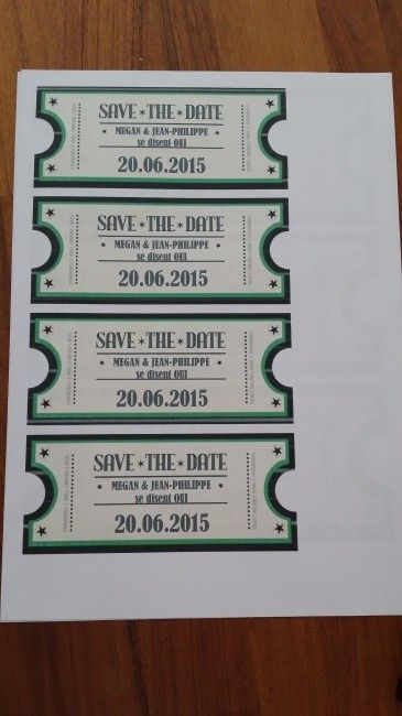 Save the date magnets - 1