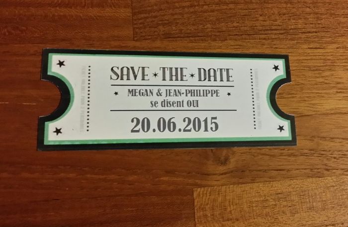 A quoi ressemblent vos "save the date" ? - 1