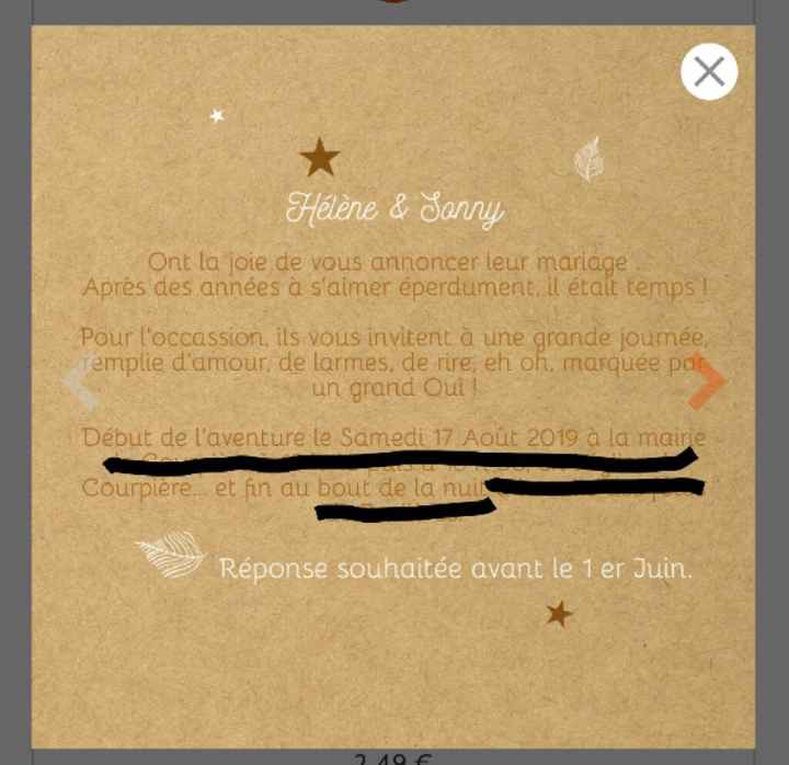 Faire part - 1
