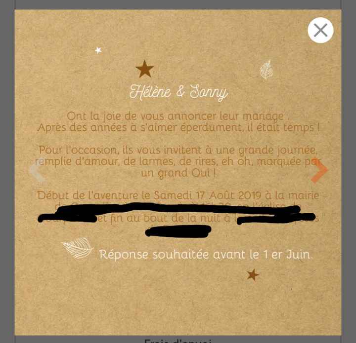 Faire part - 1