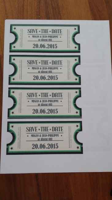 Save the date magnets - 1