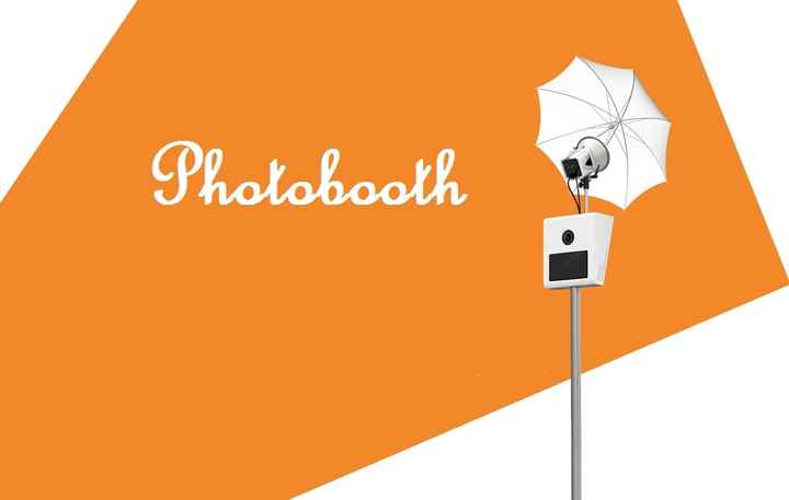 panneau orange photobooth