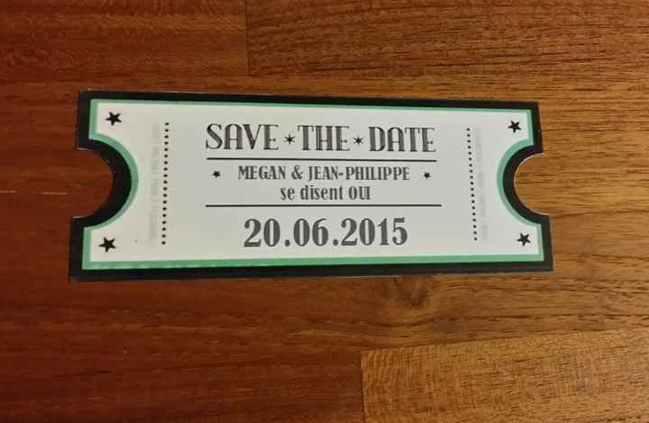A quoi ressemblent vos "save the date" ? - 1