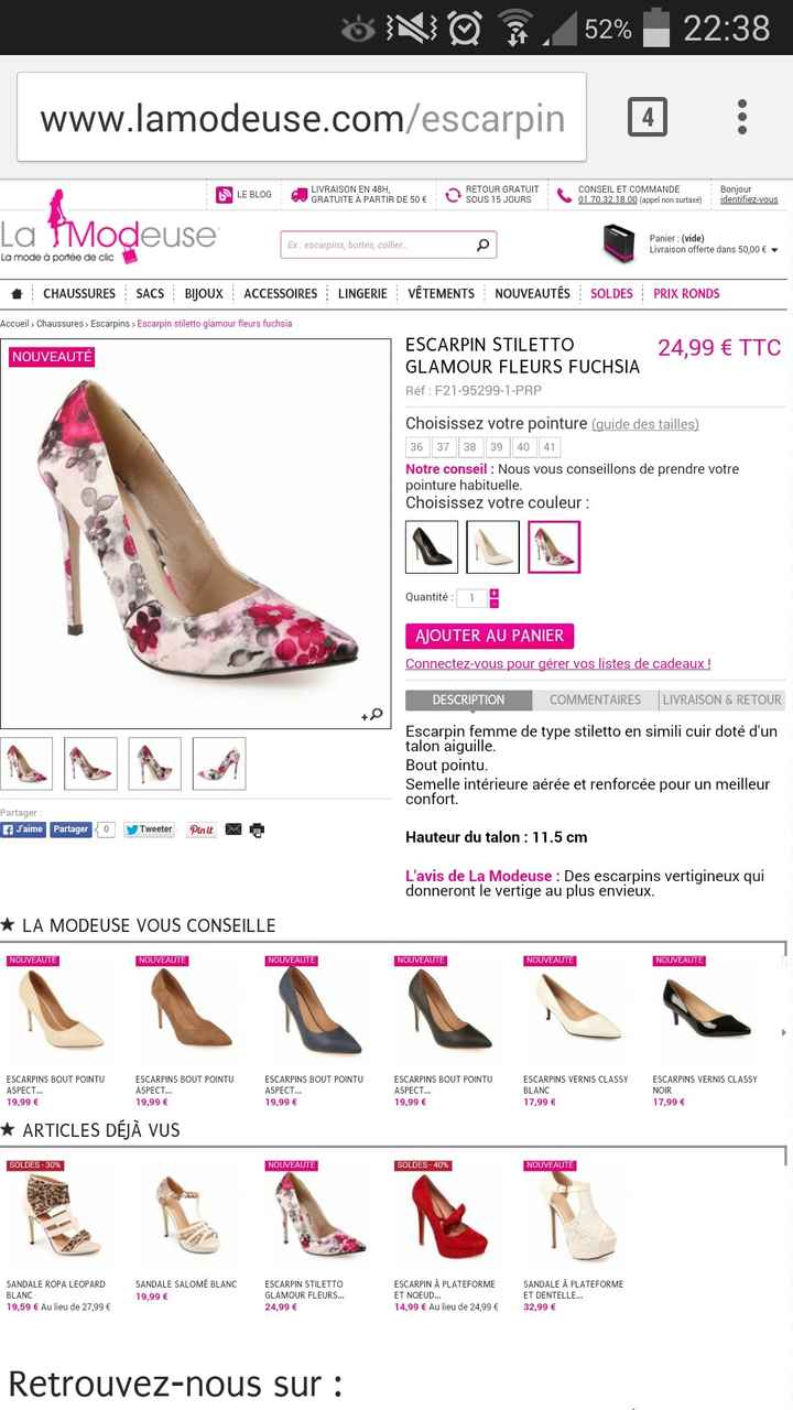 Cherche chaussures !!!!! aidez-moi svp ;) - 1