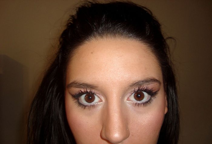 Maquillage essai 1 - Yeux ouverts