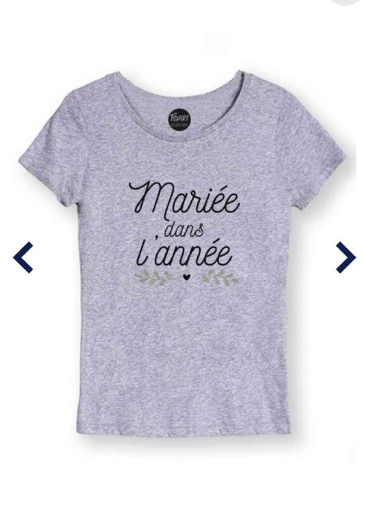 Mon tshirt de future mariée ! - 1