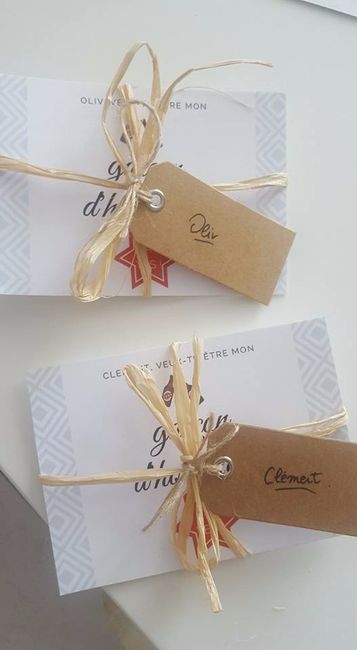 Cartes demande garçons d'honneur