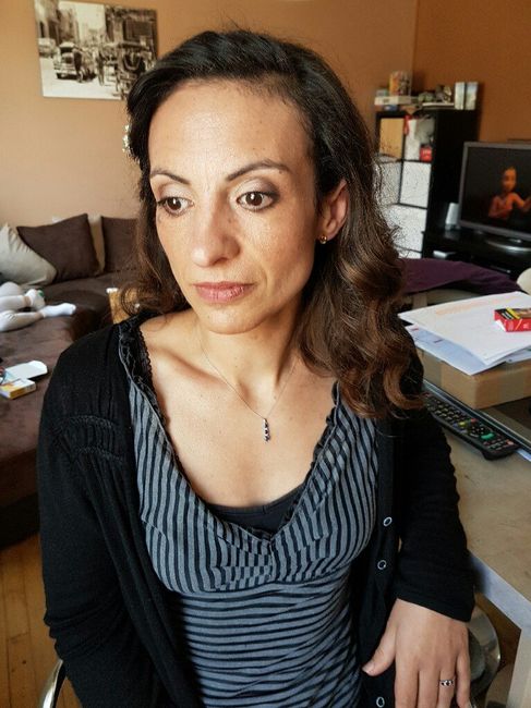 C'est mon tour... essai coiffure... et maquillage j-22 - 2