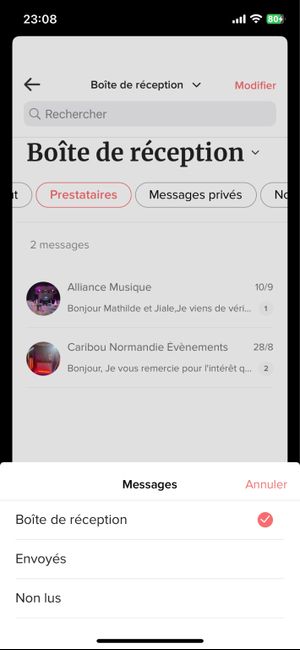 Archive demande prestataire - 1
