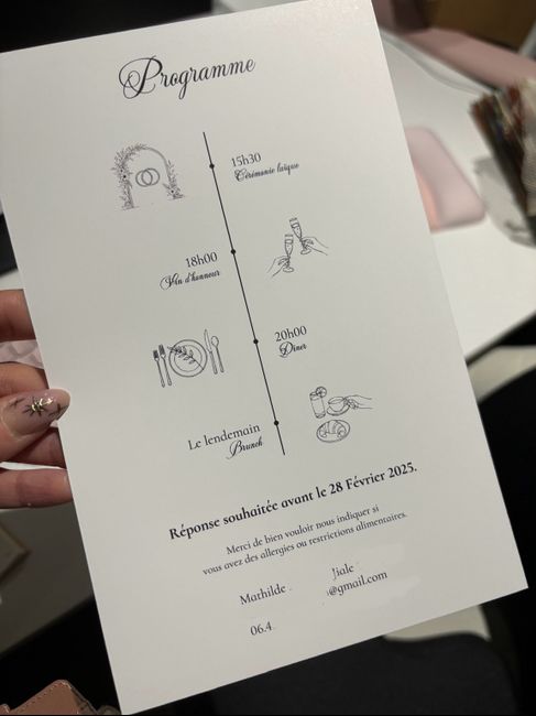 Où avez-vous commandé vos faire-parts ? 6