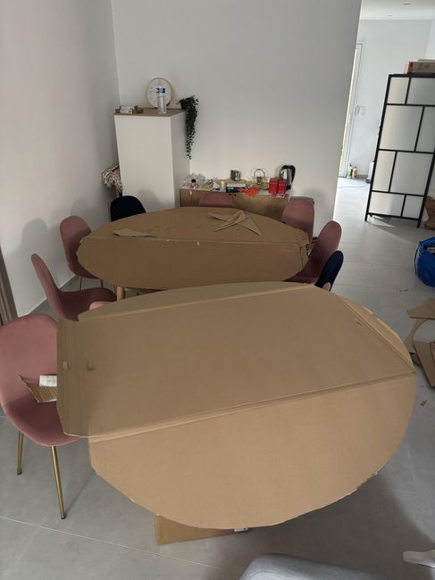 Changement d’agencement et déco des tables ! 10