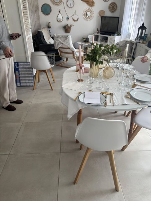 Changement d’agencement et déco des tables ! 16
