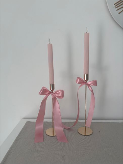 Stabilité des bougeoirs sur le centre de table 4