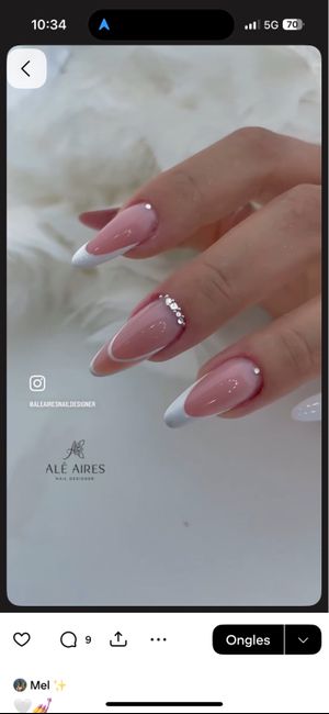 Des idées de manucure élégante pour le mariage ? 💅💍 - 2