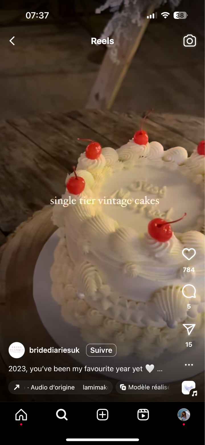 Nouvelle tendance wedding cake - vos avis ? - 1
