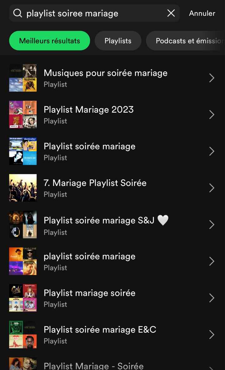 Partage de playlists spotify - 1