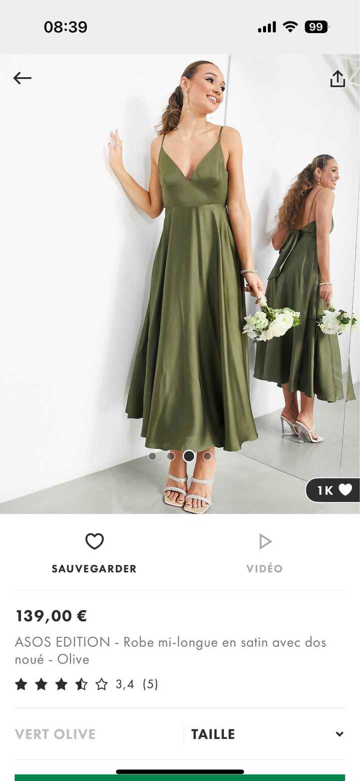 Robes demoiselle d’honneur - 1