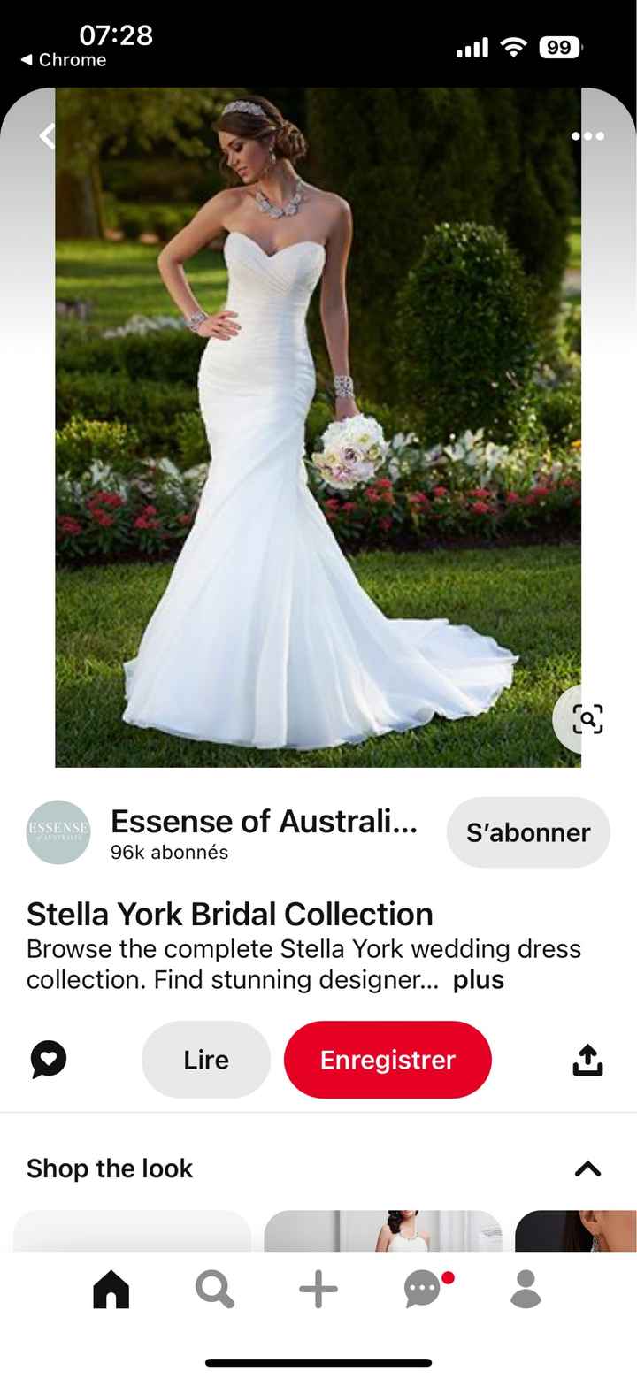 Robe de mariée Bustier Sirène à acheter - 1