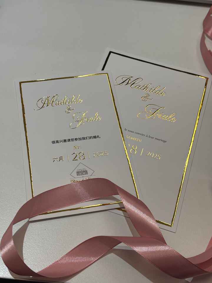 Où avez-vous commandé vos faire-parts ? - 1